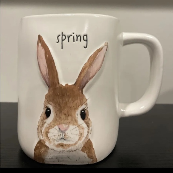 Rae Dunn | Dining | Rae Dunn Farmhouse Style Spring Bunny Rabbit Mug ...